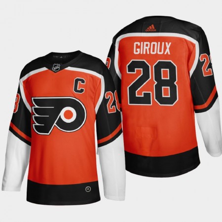 Philadelphia Flyers Claude Giroux 28 2020-21 Reverse Retro Authentic Shirt - Mannen